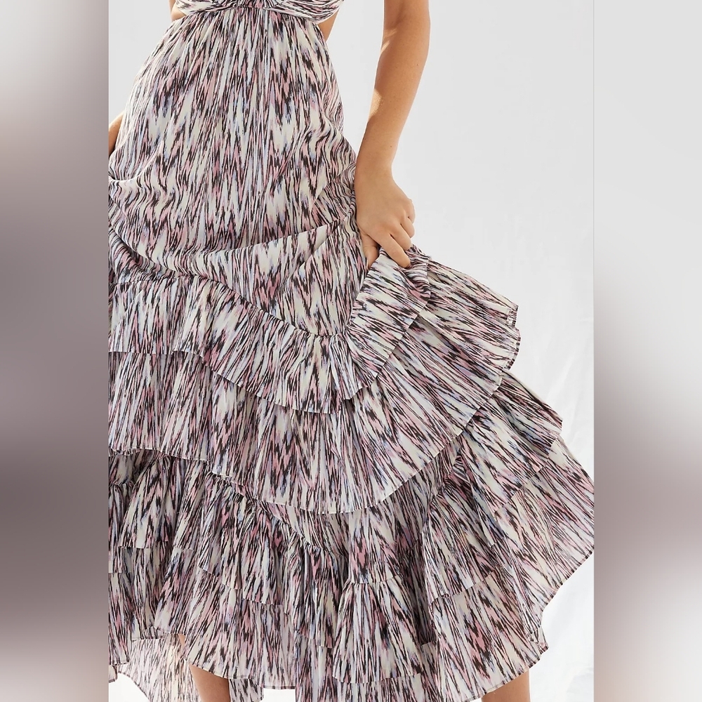 Magali Pascal Ruffled Cut-Out Maxi Dress - Picture 3 of 12